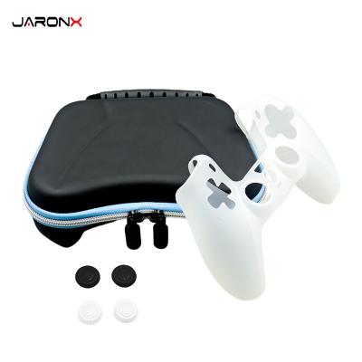 China For PS5 6 in 1 EVA Bag With Silicone Case PS5 Controller Case For PlayStation 5 Controller With ButtonCaps for sale