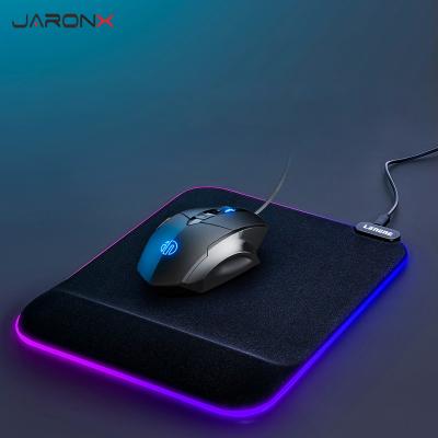 China JARONX Game ILLUMINATED Wrist Mouse Pad RGB Luminous Gaming Mousepad LED Wrist Pad OEM for sale