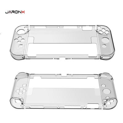 China New Design Anti-scratch Transparent Protective Flip Case and Hard PC Shell Scratch Resistant Design for Switch OLED 2021 Model for sale