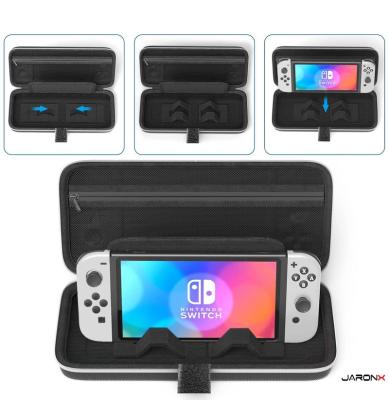 China Factory Customized Switch Console Black Carrying Case Bag Protector Hard Portable Game Controller For NS Switch OLED for sale