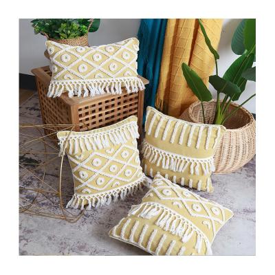 China PORTABLE Innermor Embroidered Cushion Cover 45*45 Pillow Covers Decorative Pillow Shape For Sofa Cushion Bohemian Covers for sale