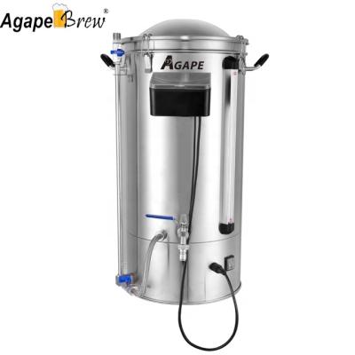 China Patent Anti Overburning System ALL IN ONE Distillation Lid Craft Beer Brewer Equipment With Distillation Lid Home Beer Machine for sale