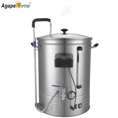 China food & Beverage Shops New 70L LCD Controller Microbrewery Beer Mash Tun Beer Brewer for sale