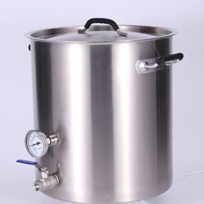 China Home Brew 250L SS#304 Stainless Steel Home Brew Kettle Pot Beer Brewing Equipment for sale