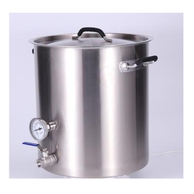 China Brewing 200L 304 Stainless Steel Brew Kettle Pot Beer Brewing Equipment for sale