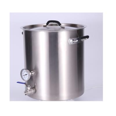 China Brewing 130L SS#304 Stainless Steel Brew Kettle Pot Beer Brewing Equipment for sale