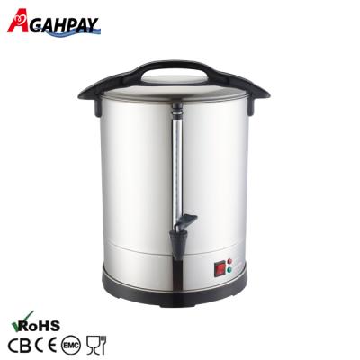 China Keep Warm Stainless Steel Double Wall Water Urn Electric Heating Hot Water Boiler for sale