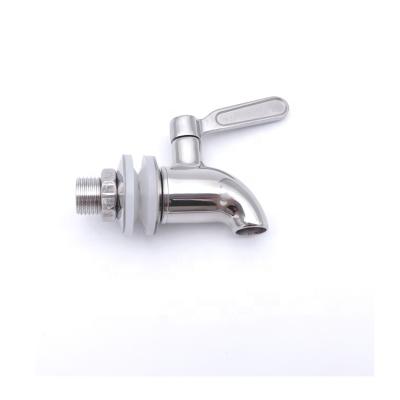 China Modern Food Grade Wine Barrel Spit Stainless Steel Water Faucet/Spigot For Water Heater Water Heater Wine/Juice Dispensers for sale