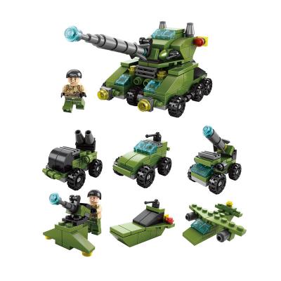 China Intelligence Development Promotion Toys Factory Low Price Legoing Model Building Blocks Military Tank Military Bricks Set For Children for sale