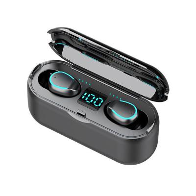 China TWS Power Display Power Bank IPV7 (True Wireless Stereo) F9-8a TWS V5.0 F9 Earbuds LED Waterproof Earbuds for sale