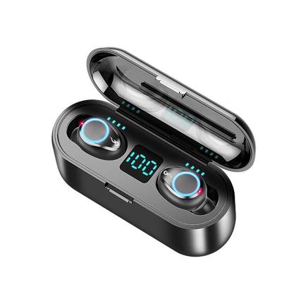 China TWS Power Display Power Bank IPV7 (True Wireless Stereo) F9-7 TWS V5.0 F9 Earbuds LED Waterproof Earbuds for sale