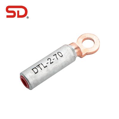 China Wiring Specially Designed Widely Used DT-10 16 25 35 50 70 95 120 150 Tinned Copper Spade End Lugs for sale