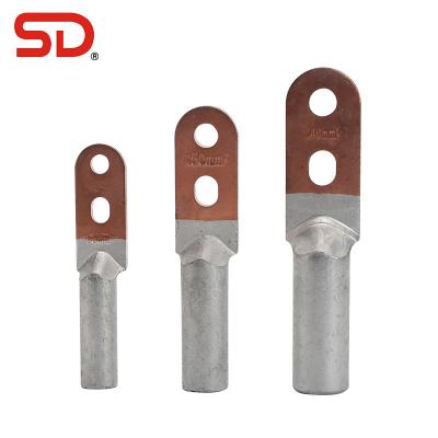 China Wiring 60mm 2 Hole Copper Cable Hook Cable Lug Copper End Lug for sale