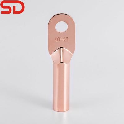 China Wiring High Conductivity Power Cable Hook Cover Copper Battery Container Hook End Copper Cable End for sale