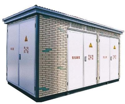 China Power Receiving 3 Phase 12kv 35kv Substation Step Down Transformer Box Type Substation For Outdoor for sale