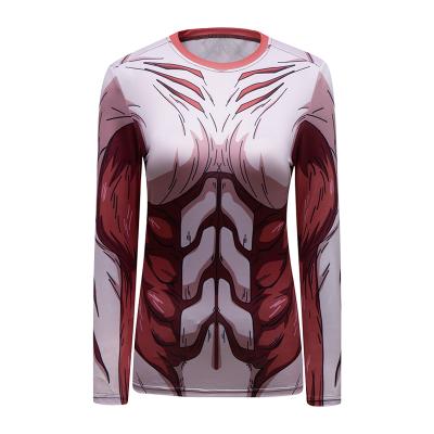 China Custom Made Anti-wrinkle China Women All Over Sublimation Printing Polyester T-Shirt for sale