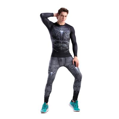 China Cody Lundin Polyester Spandex Sport Shirt Men Fitness Tights Antibacterial Pants for sale