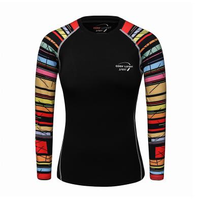 China Long Sleeve Custom Long Sleeve Guard Tattoo Muttahida Majlis-e-Amal Women Rashguard Guangzhou Manufacturer for sale