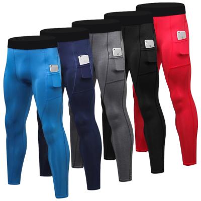 China Hot Selling Gym Compression Men's Quick Dry Gaiters Breathable Workout Tights Sweat Jogging Pants for sale