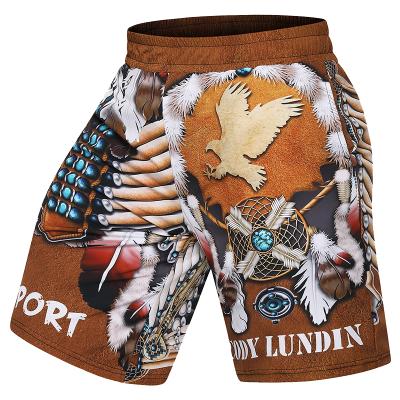 China New Hot Sale Breathable Quick Dry Men Printed Shorts Sports Shorts Muttahida Majlis-e-Amal Shorts for sale