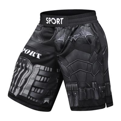 China Men Compression Breathable Quick Dry Gym Sporting Shorts Tight Fitness Quick Dry Printed Shorts With Pockets for sale