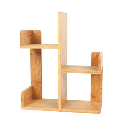 China Viable wholesale fashionable multi-functional office storage phyllostachys pubescens desk rack for sale