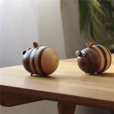 China China toothpick box is so cute it is custom handwork of beautiful ornament wooden gift for sale