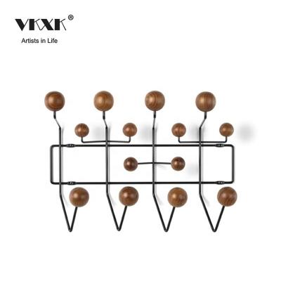 China Modern Reasonable Price Heated Wall Mounted Wooden Entryway Coat Hanger Rack for sale