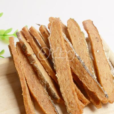 China Salmon Strip With Fishskin Shandong Viable Ensures Best Selling Premium Natural Dog Training Dental Treats for sale