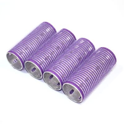 China Aluminum Core + Strap Nylon Top Selling Products In India Hair Curler Hairstyle Curly Hair Set Self Adhesive Rollers for sale