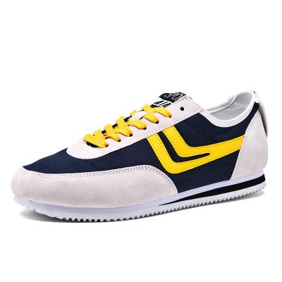 China Fashion Trend New 715 Classic Style Yellow Pattern Men Fashion Models Casual Shoes for sale