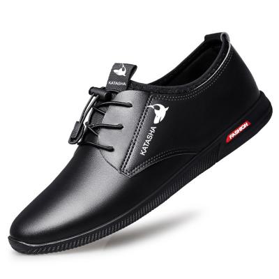 China High Quality Breathable Men's English Office PU Leather Business Casual Formal Shoes Men for sale