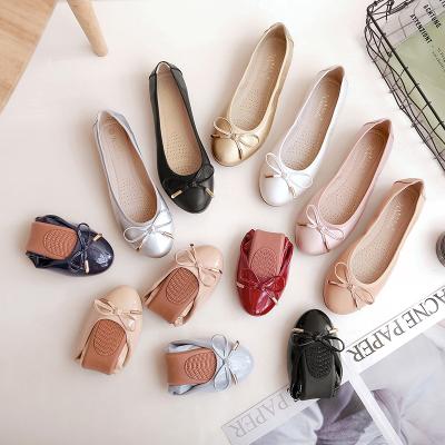 China Round Spring New Arrive Ballerina Style Dress Casual Loafer Flat Shoes Women for sale