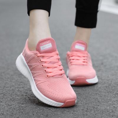 China New Style Trend Fashion Lightweight Casual Flats Tennis White Sports Shoes For Women for sale