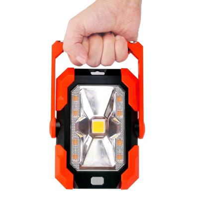 China USB Solar Portable Lanterns Outdoor Lighting Camping Light Solar LED Light Charge Work Lighting Led Rechargeable Flood Lamp for sale