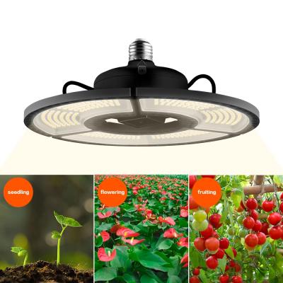 China Seed Starting 100W 200W 300W 400W E27 Full Spectrum LED Bulb 220V E26 LED Plant Lamp 110V Indoor Deformable LED Sunlight Full Phyto Grow Light for sale