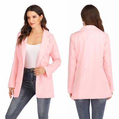 China Autumn Z13173 New Breathable Blazers Women's Chic Office Lady Suit Plus Size Coat for sale