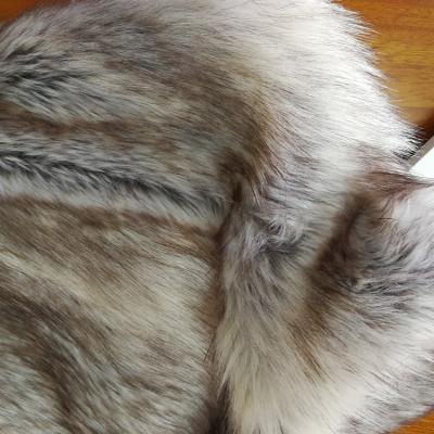 China Custom luxury soft auto upholstery 100% acrylic knit artificial faux fur material fabric for collar and coats for sale