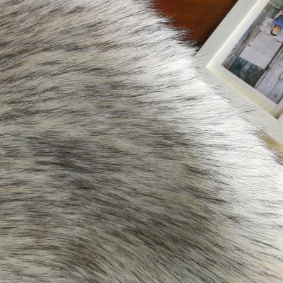 China Wholesale Super Soft Comfortable Microfiber Bonded Long Hair Faux Mink Fox Fur Fabric For Sale for sale