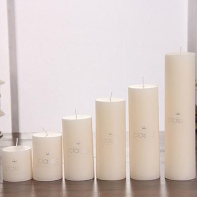 China Stock Release Burning Cylindrical Soy Candle Scented Candles Round Candle for sale