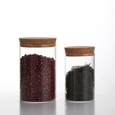 China Viable Hot Coffee Sugar Salt Ceramic Storage Jar Tea Glass Storage Canister Sale for sale