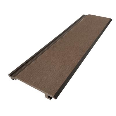 China Modern Waterproof Exterior Decking Flooring Wpc Exterior Wood Others Wallpapers/Wall Panel Wpc Wall for sale