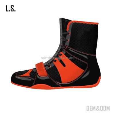 China Best Design Rubber Hot Selling Boxing Boots The Best Quality Full Long Boxing Boots for sale