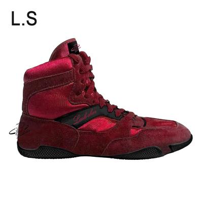 China Breathable Boxing Shoes Training Shoes Wrestling Shoes Fighting Wears for sale