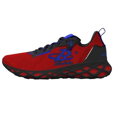 China Mesh Lace Up Walking Air Sports Sneaker Running Shoes Outdoor Breathable Design Fly Knitted Custom Your Own Logo Fashion Training Shoes for sale