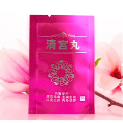 China It can be used in women's daily genital cleaning care and etc. customized logo net herbal tampon detox pad vaginal cleansing point to be sale chinese herb yoni detox pearls for sale