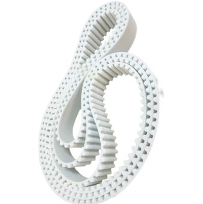 China Hotels open synchronous belt, white polyurethane XL open, steel wire transmission belt, width 10/15/20 mm for sale