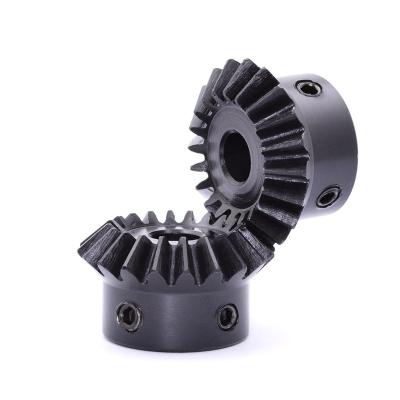 China Hotels 45 degree small steel-plastic 90 degree spiral custom straight bevel gear factory direct sales for sale