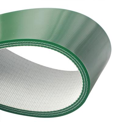 China PVC Green Industrial Transmission Line PVC Belt Conveyor Belt for sale