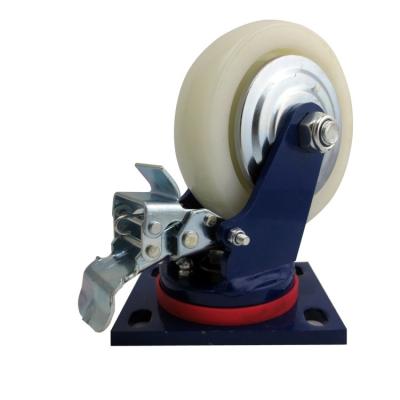 China Other 5 Inch Nylon Super Heavy Duty Fixed Heavy Duty Industrial Casters for sale